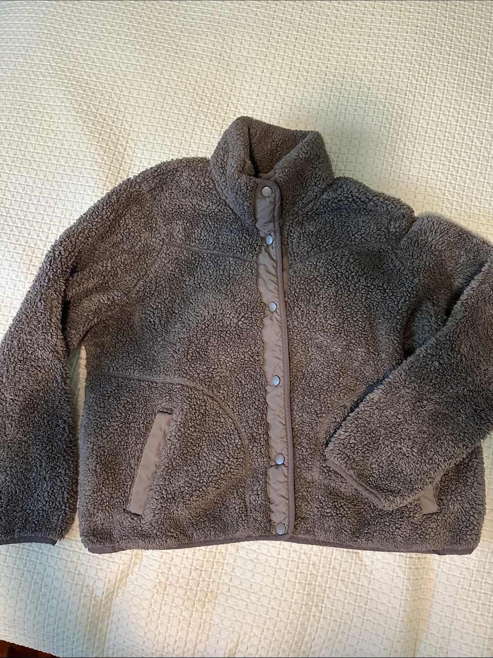 Free Country Plush  Sherpa TEDDY Bear Jacket - brown